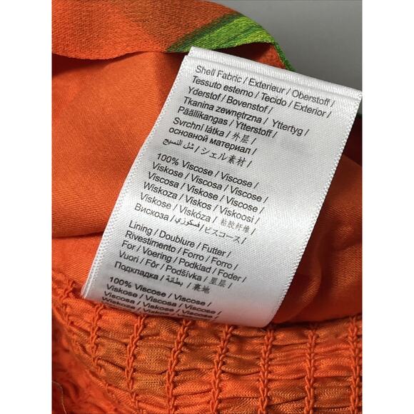 Farm Rio Crop Top XL Floral Romantic Garden Bandeau Strappy Smocked Colorful - Picture 8 of 9